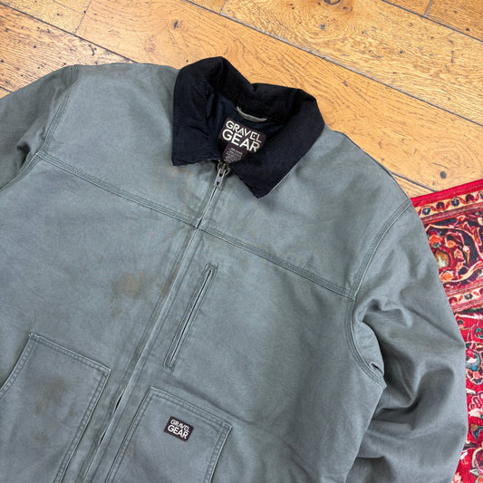 Vintage Workwear Chore Green Heavyweight Detroit Jacket - XL
