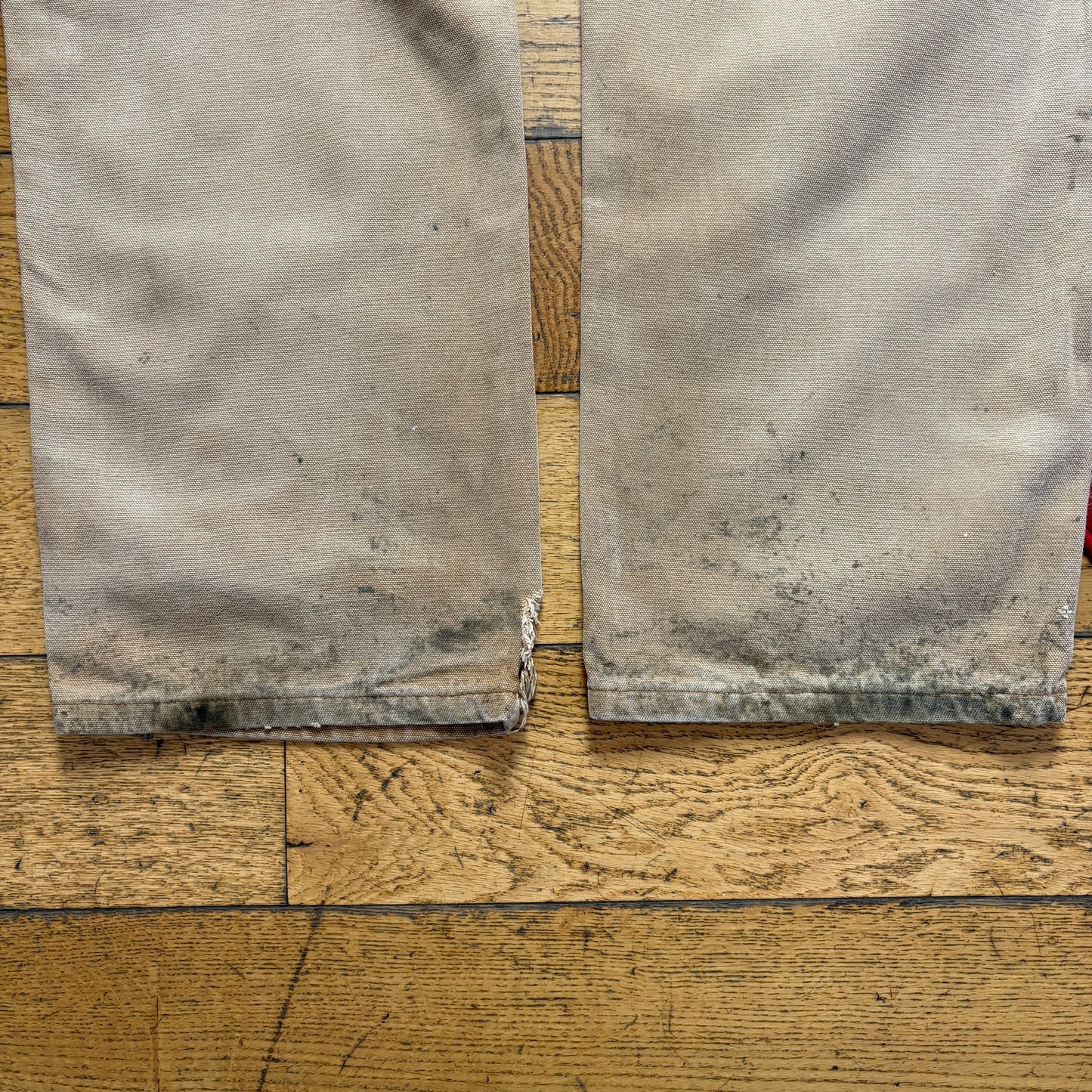 Vintage Dickies Workwear Carpenter Baggy Brown Trousers - 38R