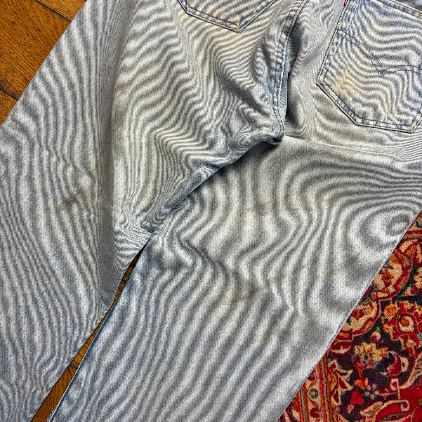 Vintage Levis 501 Straight Blue Denim Jeans - 36S