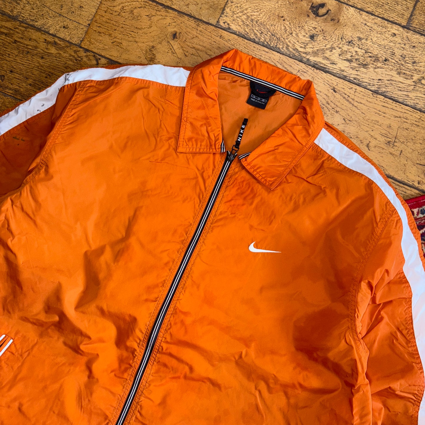 Vintage Nike 90s Orange Tracksuit Track Jacket - XL