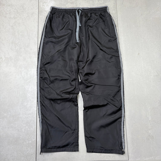Vintage Starter Black Baggy Tracksuit Sweatpants Track Pants Bottoms - L