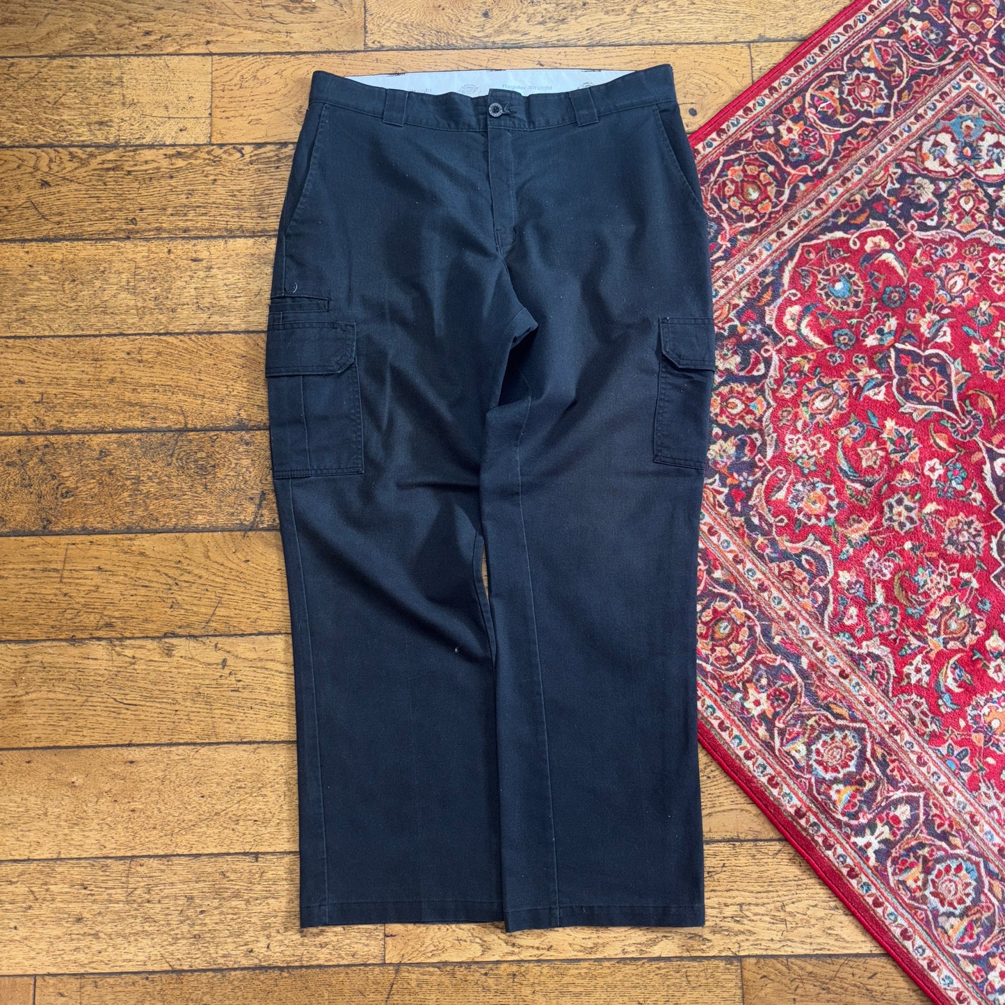 Vintage Dickies 874 Skate Black Trousers - 36