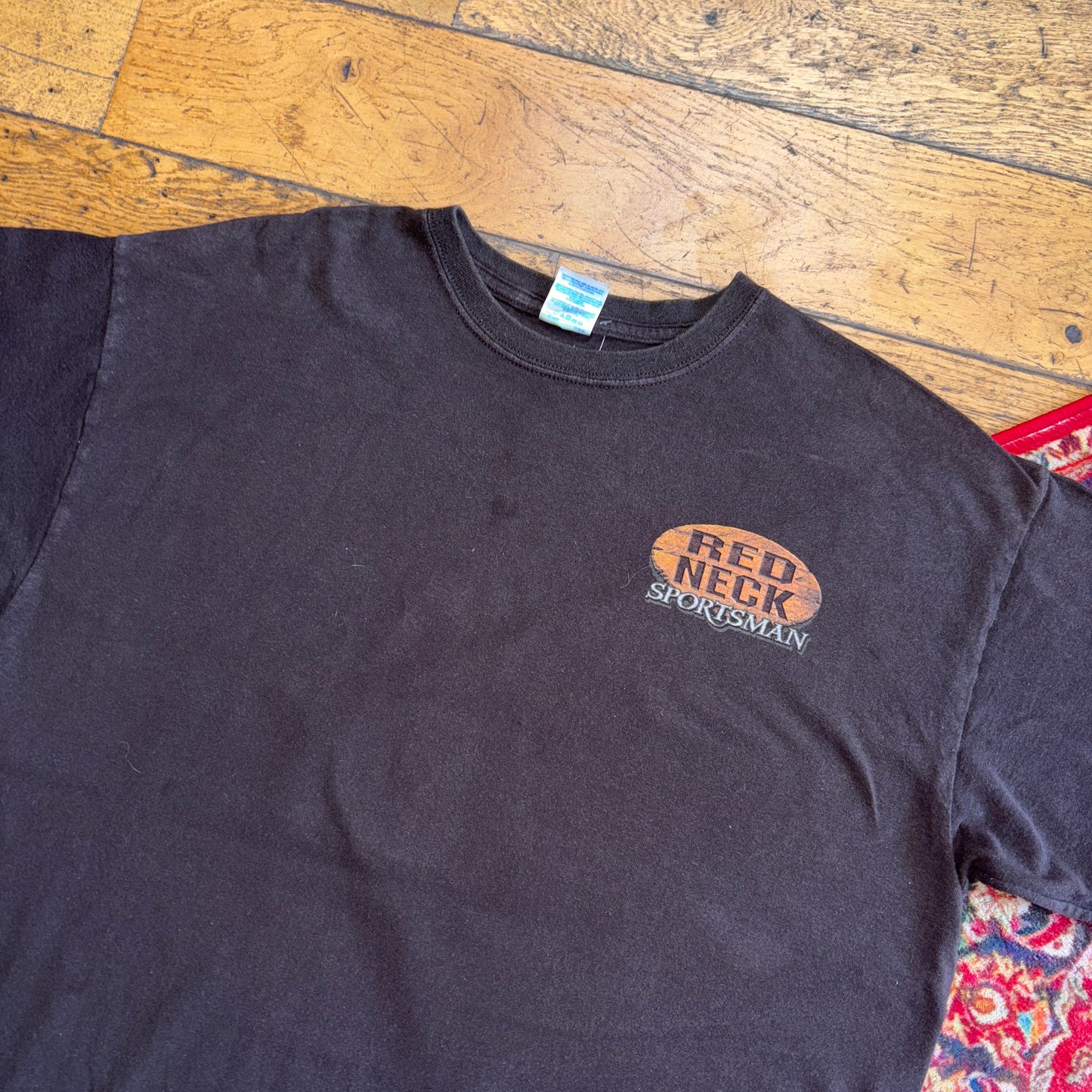 Vintage Redneck Rodeo Brown Funny Graphic T-Shirt - XL