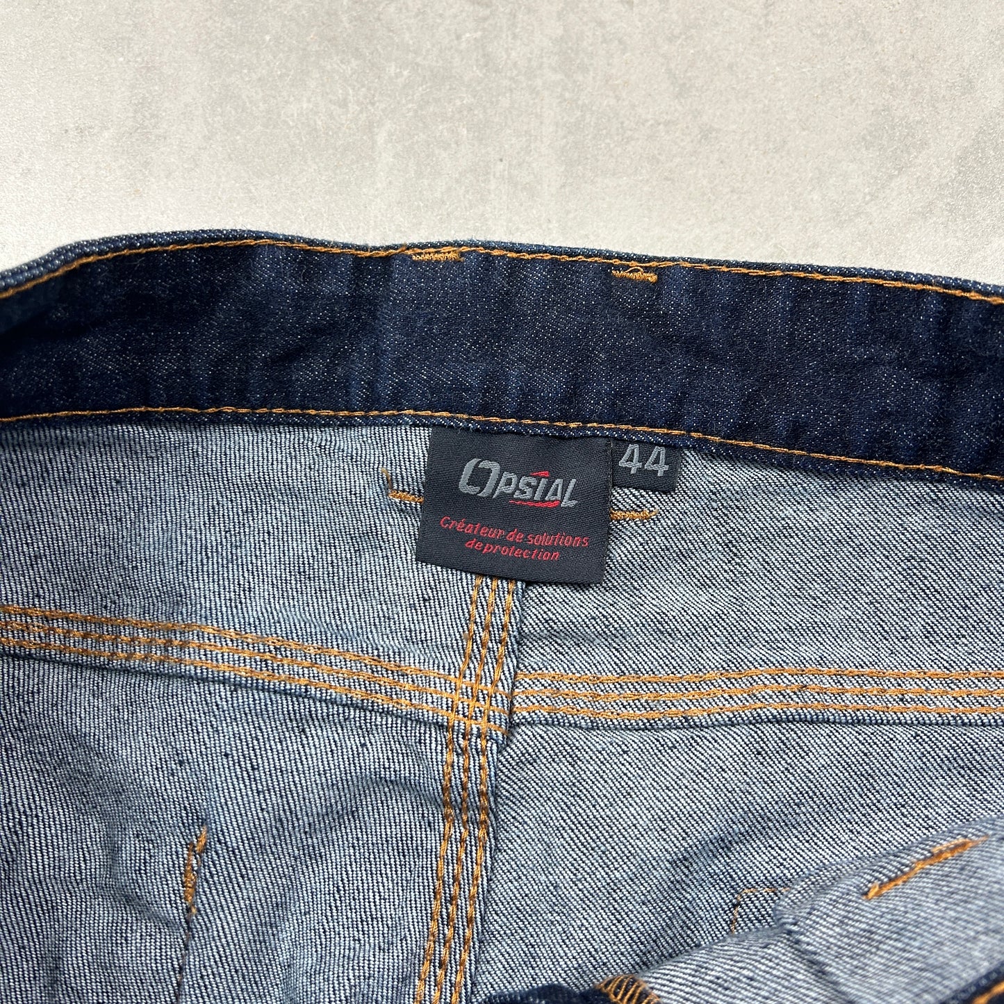 Vintage Embroidered Hip Hop Cargo Blue Jeans - 34