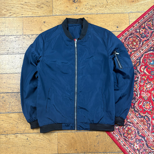Vintage Navy MA-1 Bomber Jacket - S