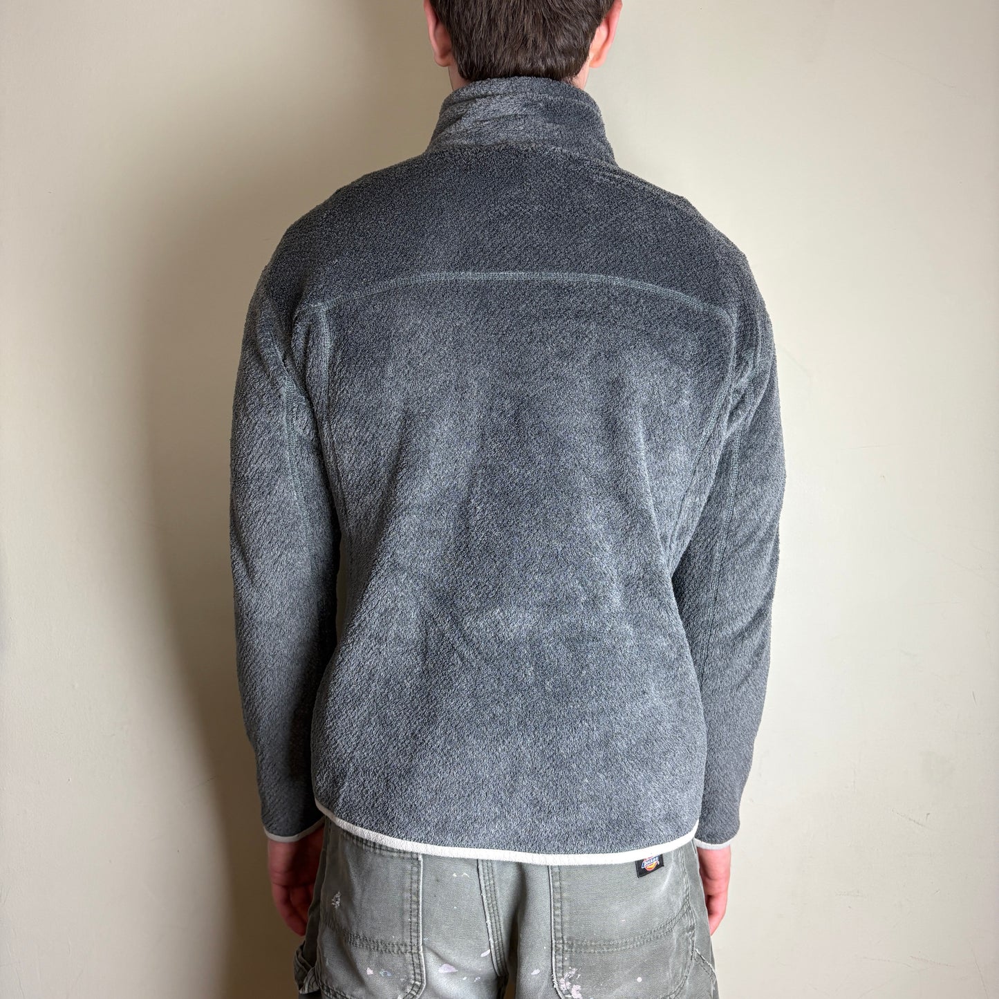 Vintage Patagonia Grey Synchilla Womens Fleece Jumper Jacket - XL