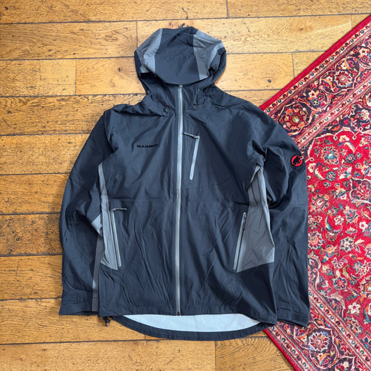 Vintage Mammut Grey Hiking Waterproof Jacket Gorpcore Coat - S