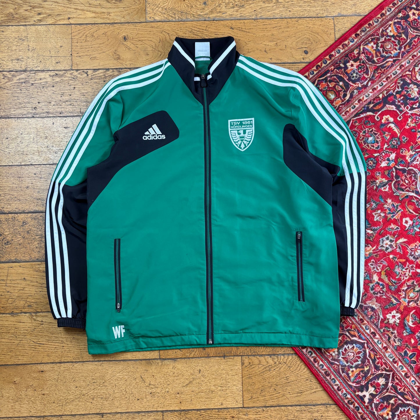 Vintage Adidas Green Tracksuit Track Shell Windbreaker Jacket - XL