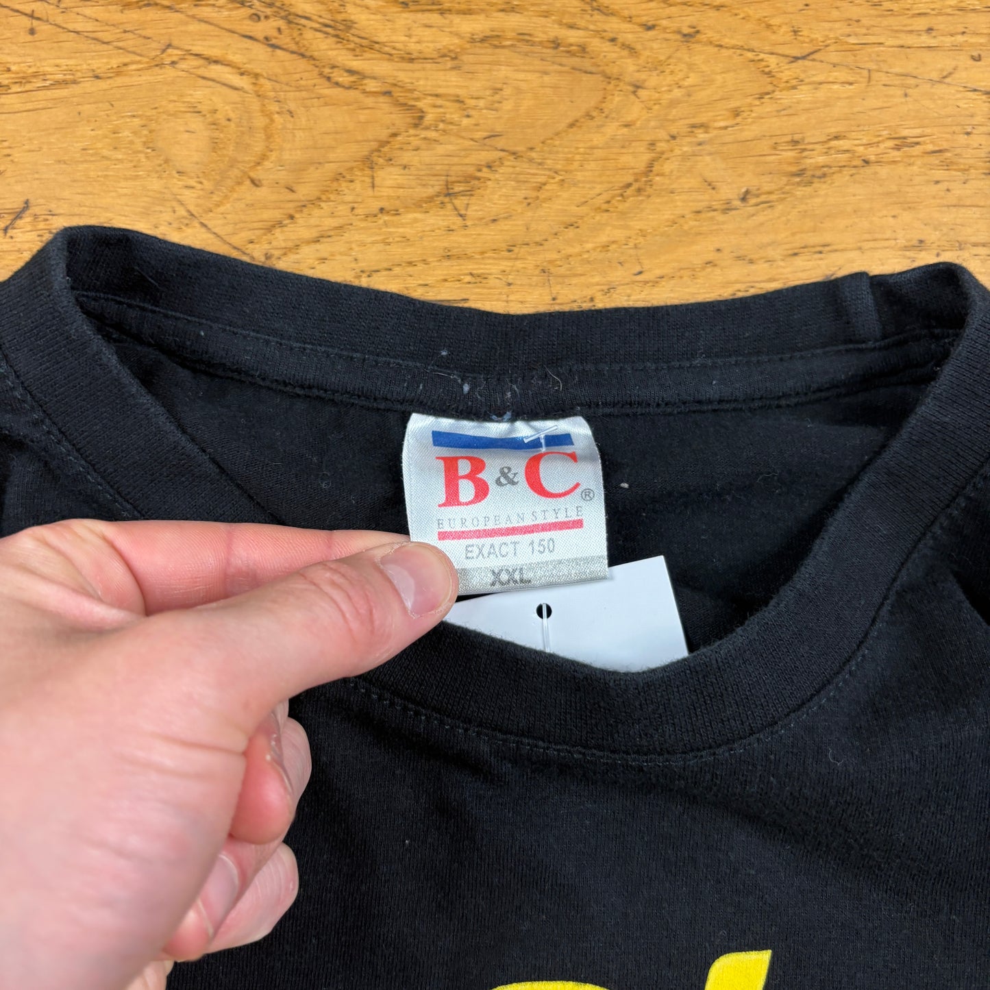 Vintage Funny Beer Black Graphic T-Shirt - XL