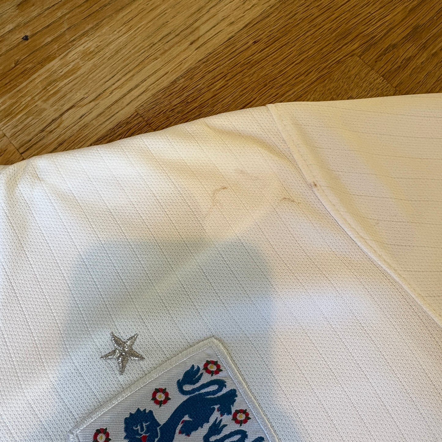 Vintage Nike England White World Cup Football Shirt - S
