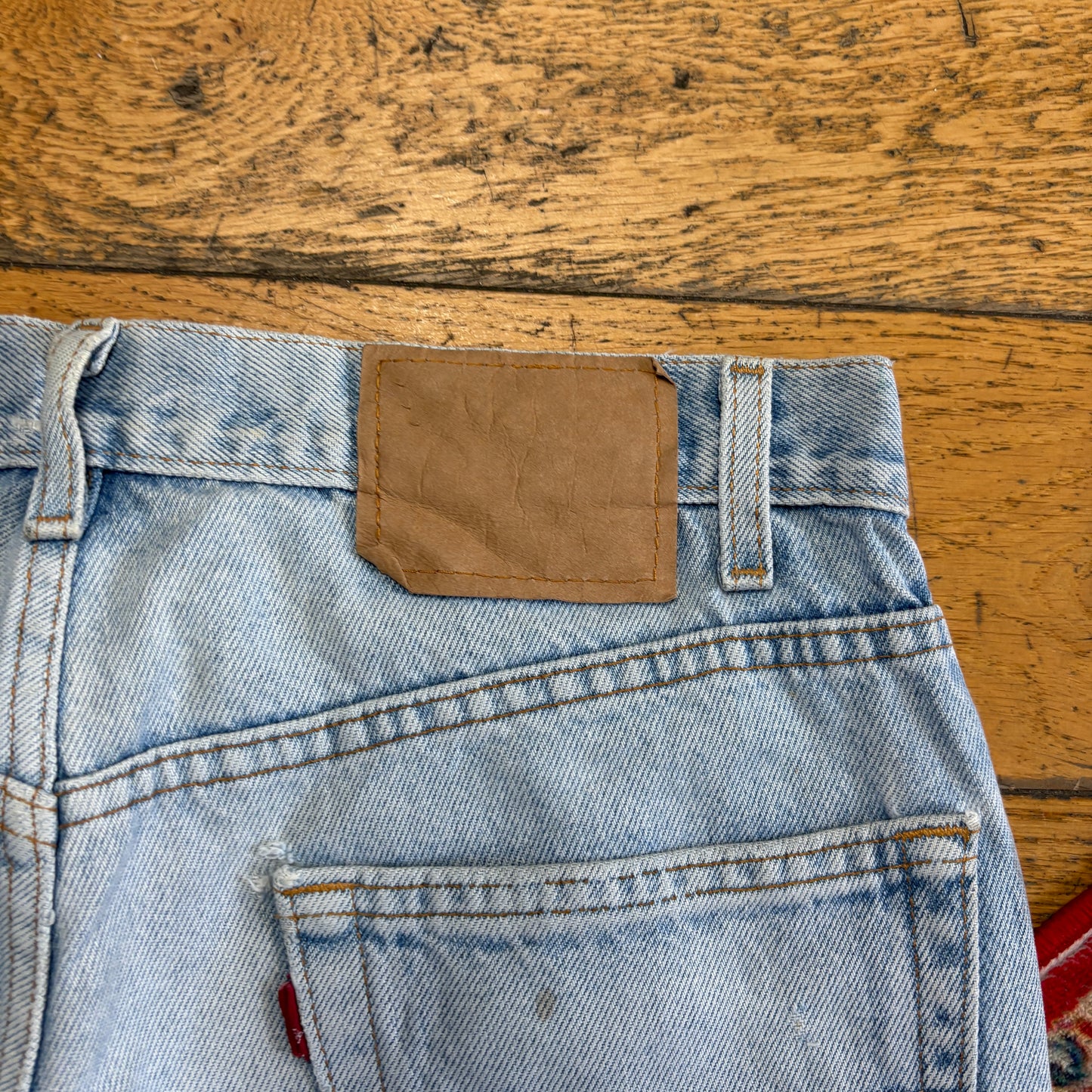 Vintage Levis 505 Straight Blue Denim Jeans - 32R
