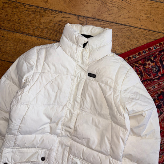 Vintage Oakley Y2K Womens White Puffer Jacket Coat - XS