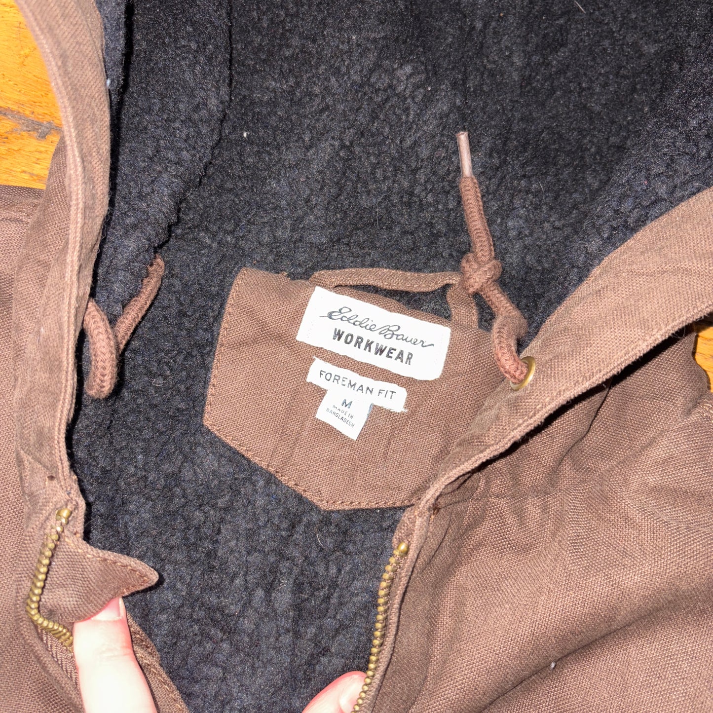 Vintage Eddie Bauer Brown Workwear Carhartt Active Style Jacket - M