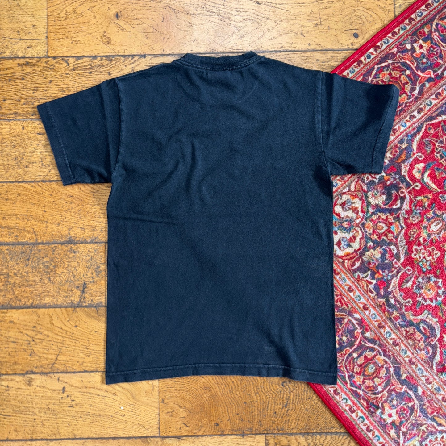 Vintage Thrasher Black Flames Skate Womens Graphic T-Shirt - XS