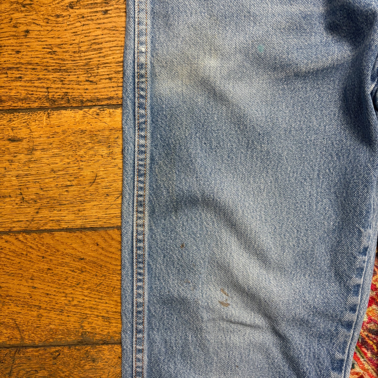 Vintage Dickies Workwear Carpenter Straight Blue Jeans - 33L