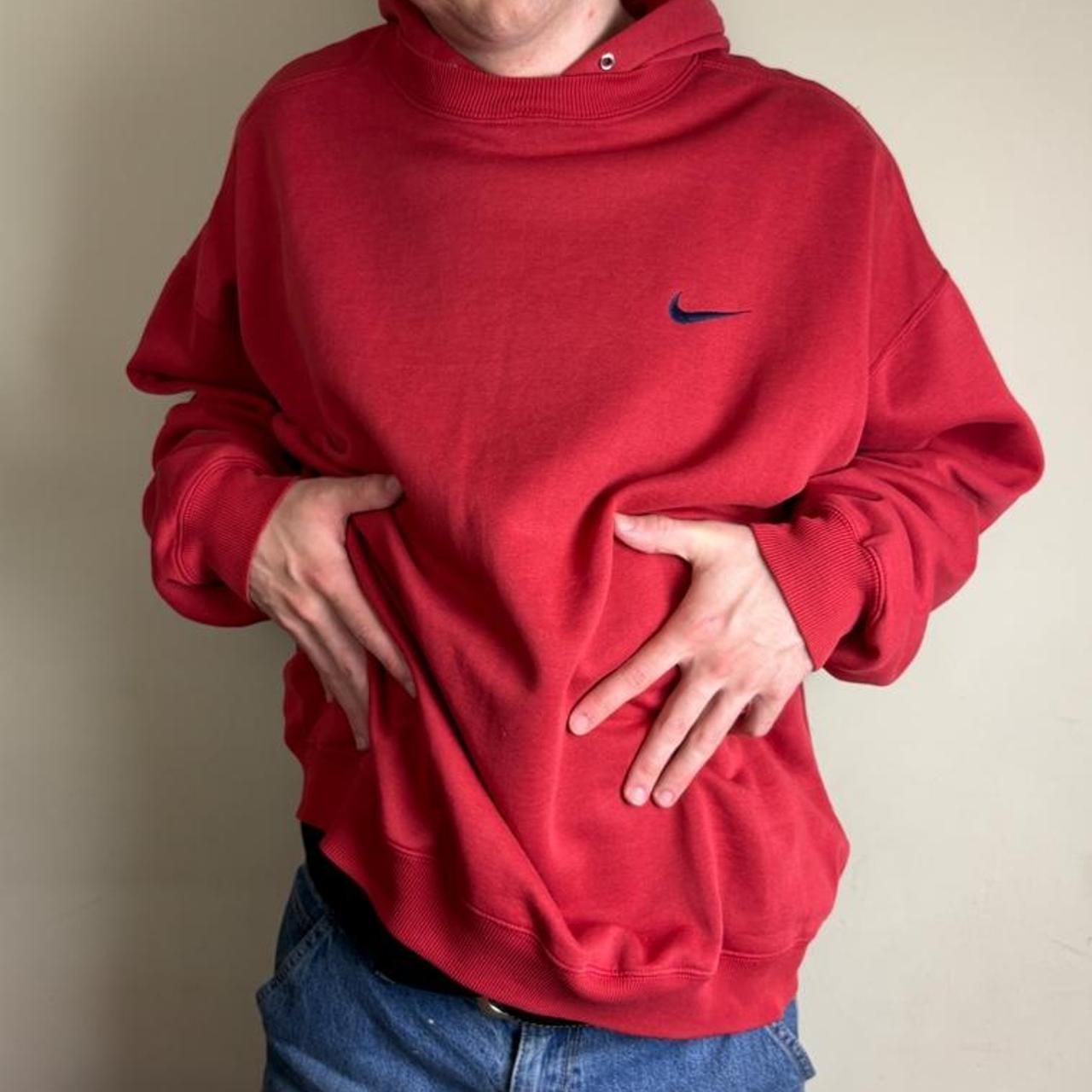 Vintage Nike Swoosh 90s After Hood Sweatshirt Hoodie - 2XL