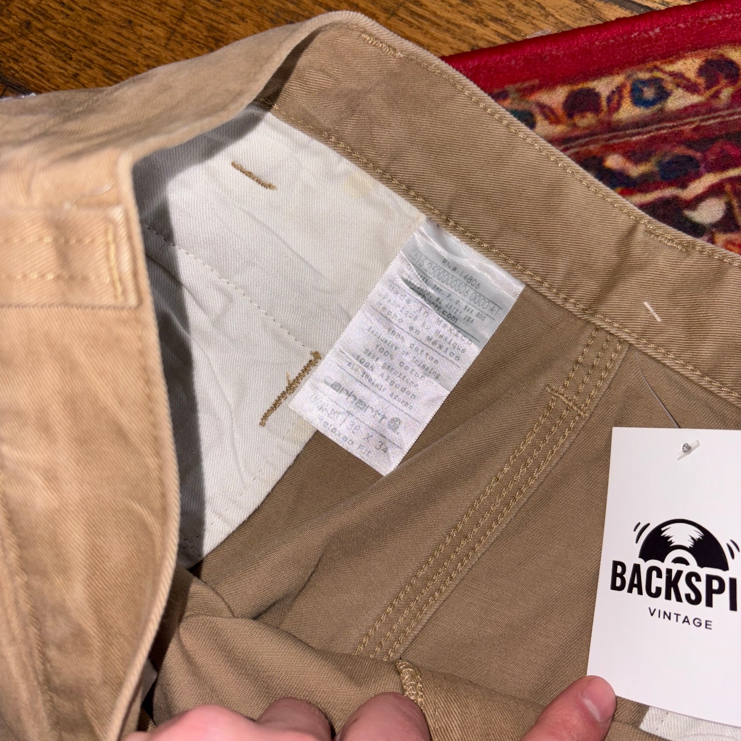Vintage Carhartt Light Brown Workwear Baggy Carpenter Shorts - 38