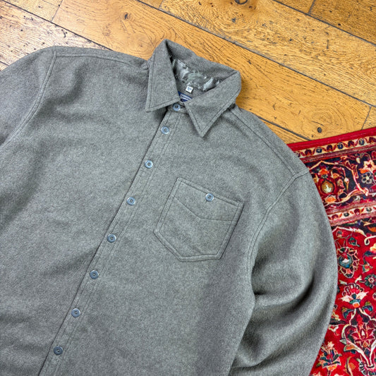 Vintage Green Overshirt Shacket Chore Jacket - XL