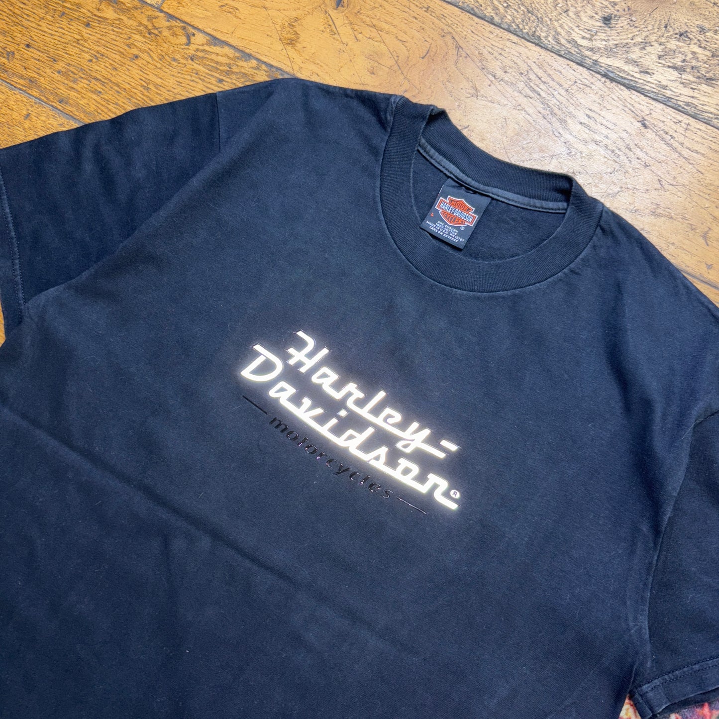 Vintage Harley Davidson Black Graphic T-Shirt - M