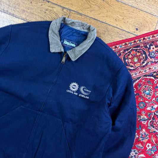 Vintage Navy Workwear Carhartt Santa Fe Style Jacket - XL