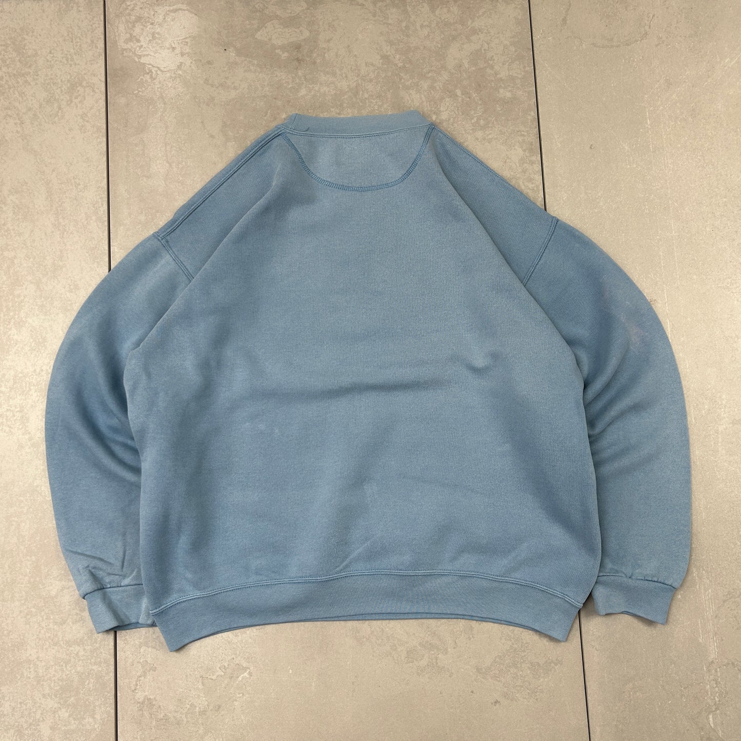 Vintage Russell Athletic Blue Embroidered Sweatshirt - L