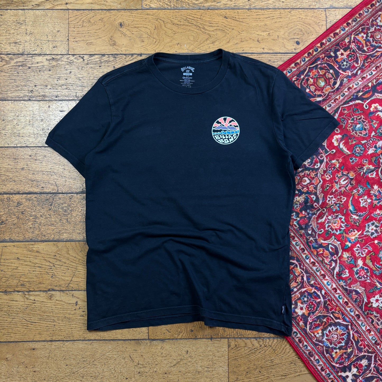 Vintage Billabong Black Surfwear Graphic T-Shirt - L