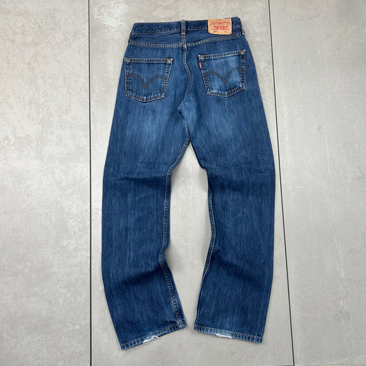 Vintage Levis 501 Straight Blue Denim Jeans - 28