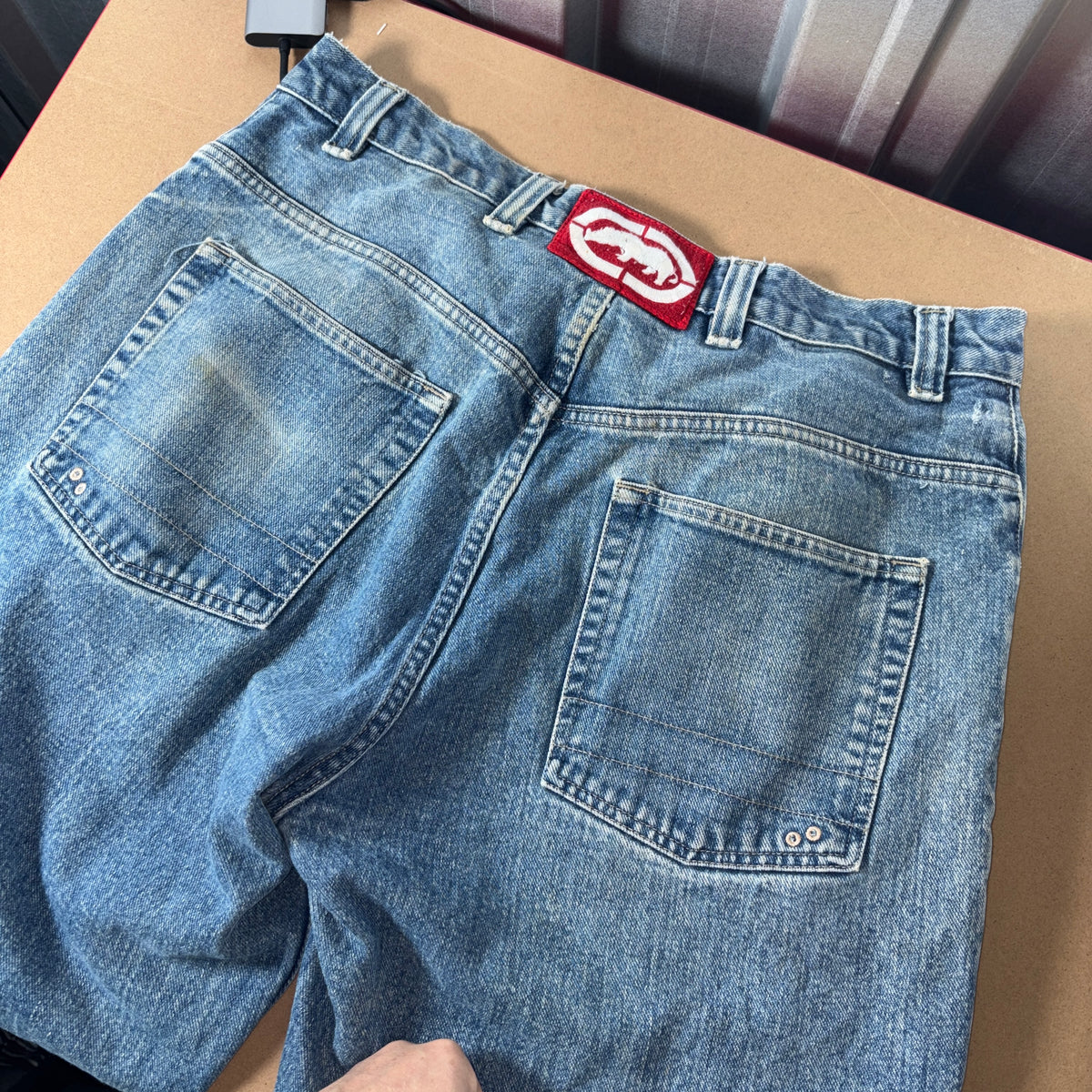 Ecko Unltd Y2K Baggy Hip Hop Blue Jeans - 36R