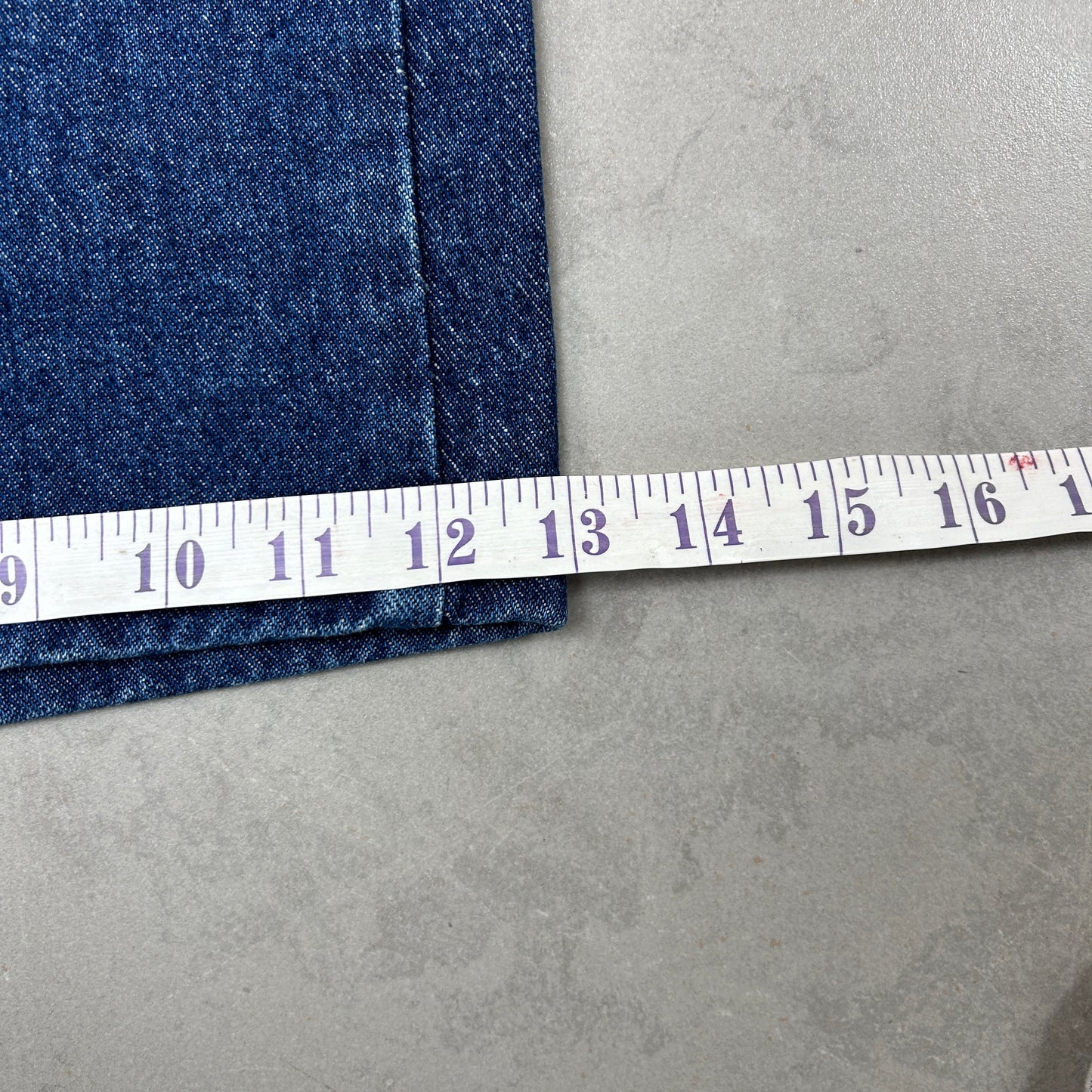 Vintage Wrangler Blue Denim Carpenter Baggy Shorts - 38