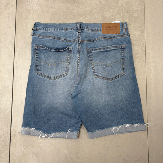 Vintage Levis Blue Denim Shorts - 34