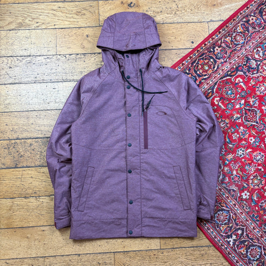 Oakley Womens Purple Burgundy Insulated Jacket - M