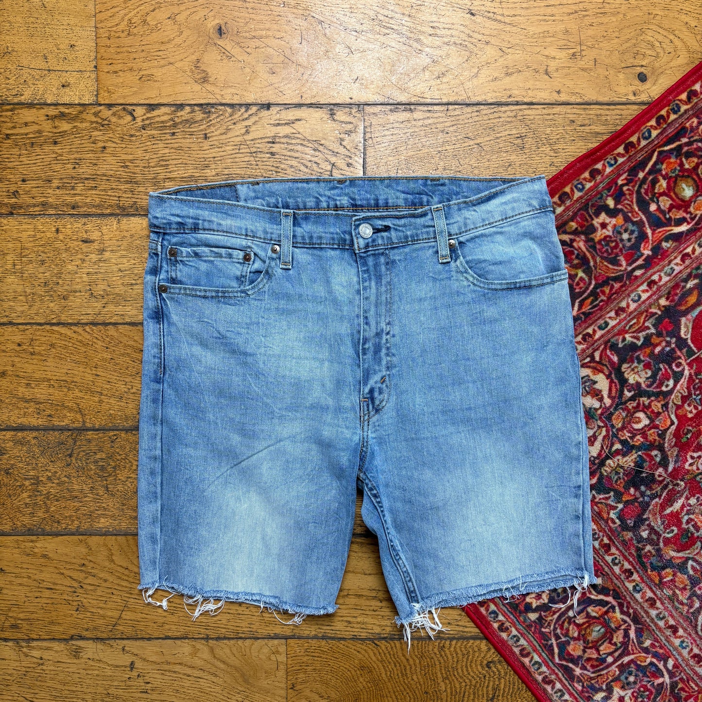 Vintage Levis 511 Blue Denim Shorts - 36