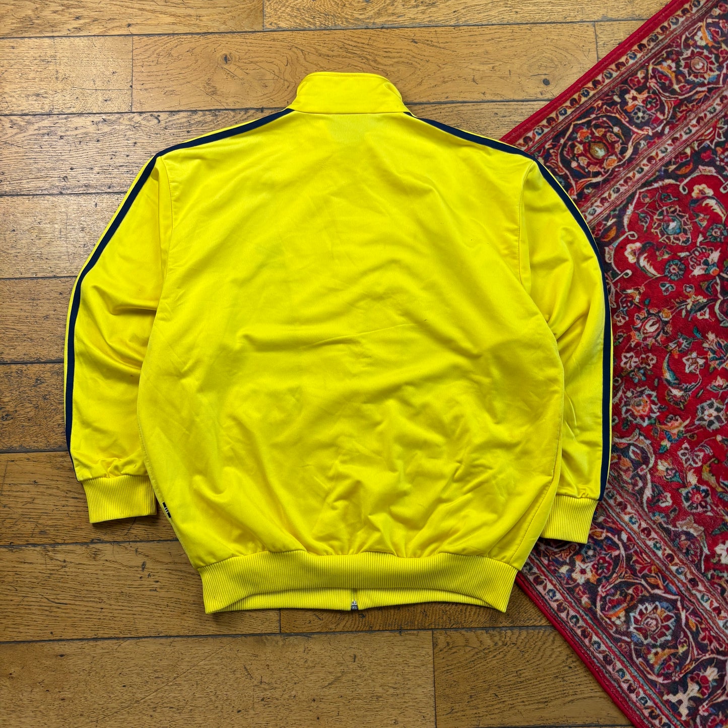 Vintage Adidas Yellow Tracksuit Track Shell Windbreaker Jacket - L
