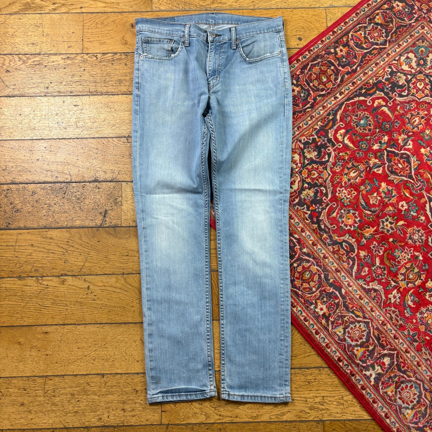 Vintage Levis 511 Slim Blue Denim Jeans - 33