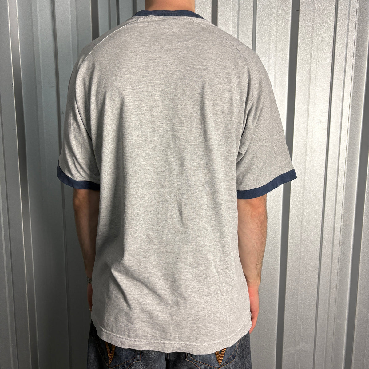 Nike Grey 90s Ringer Graphic T-Shirt - XL