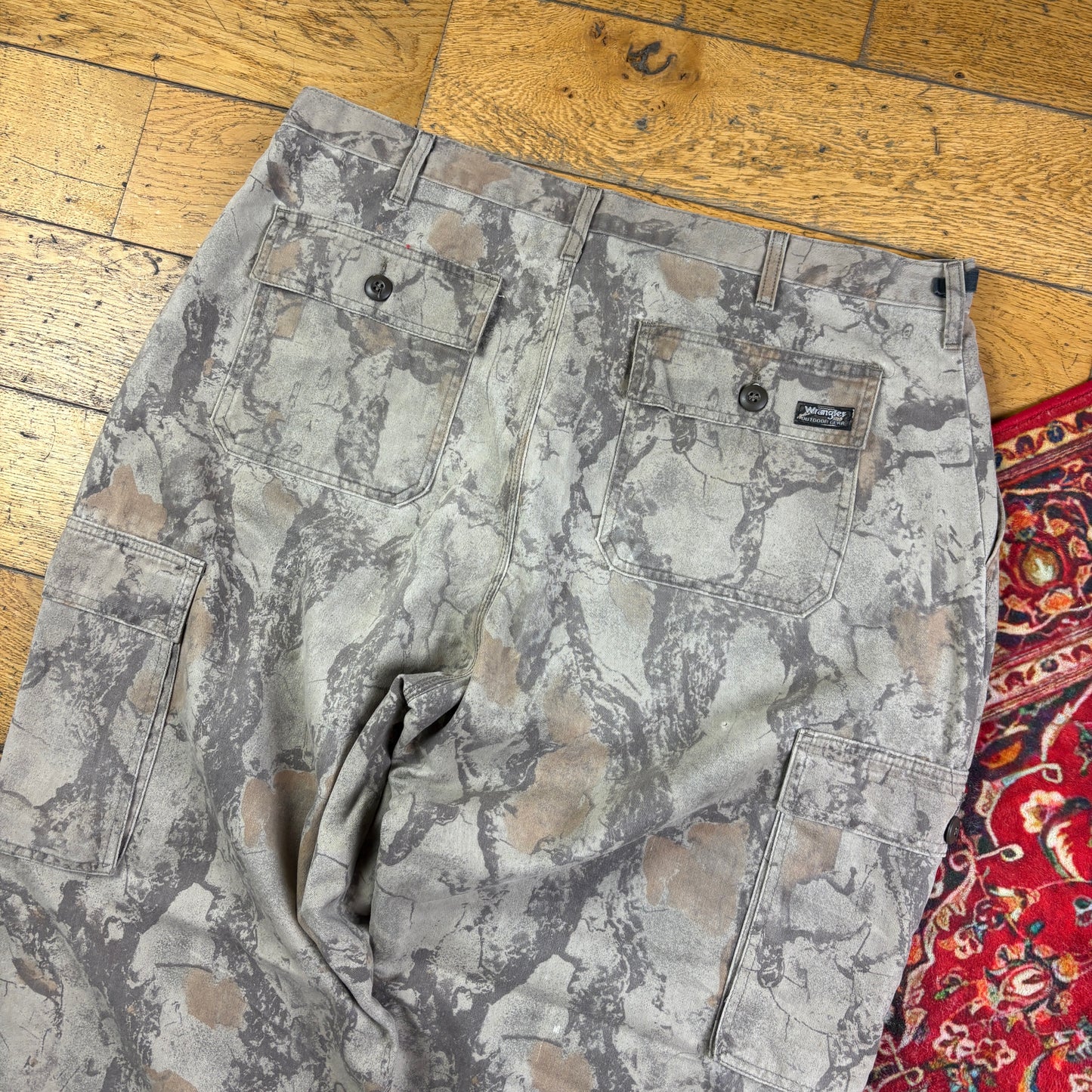 Vintage Real Tree Camo Brown Hunting Workwear Trousers - 40