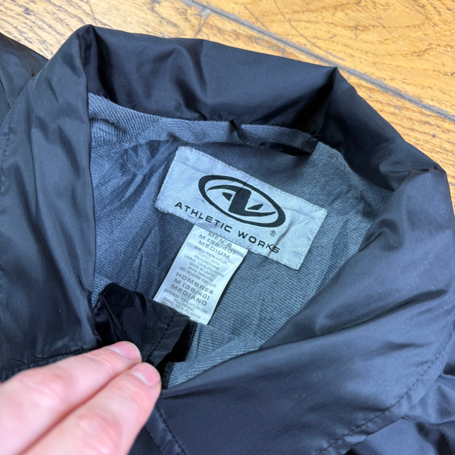 Vintage Black Nylon Coach Harrington Jacket - M