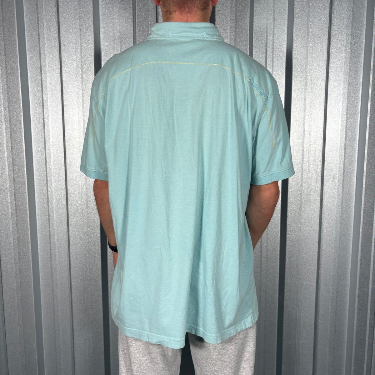 Oakley Blue Embroidered Polo T Shirt - 2XL