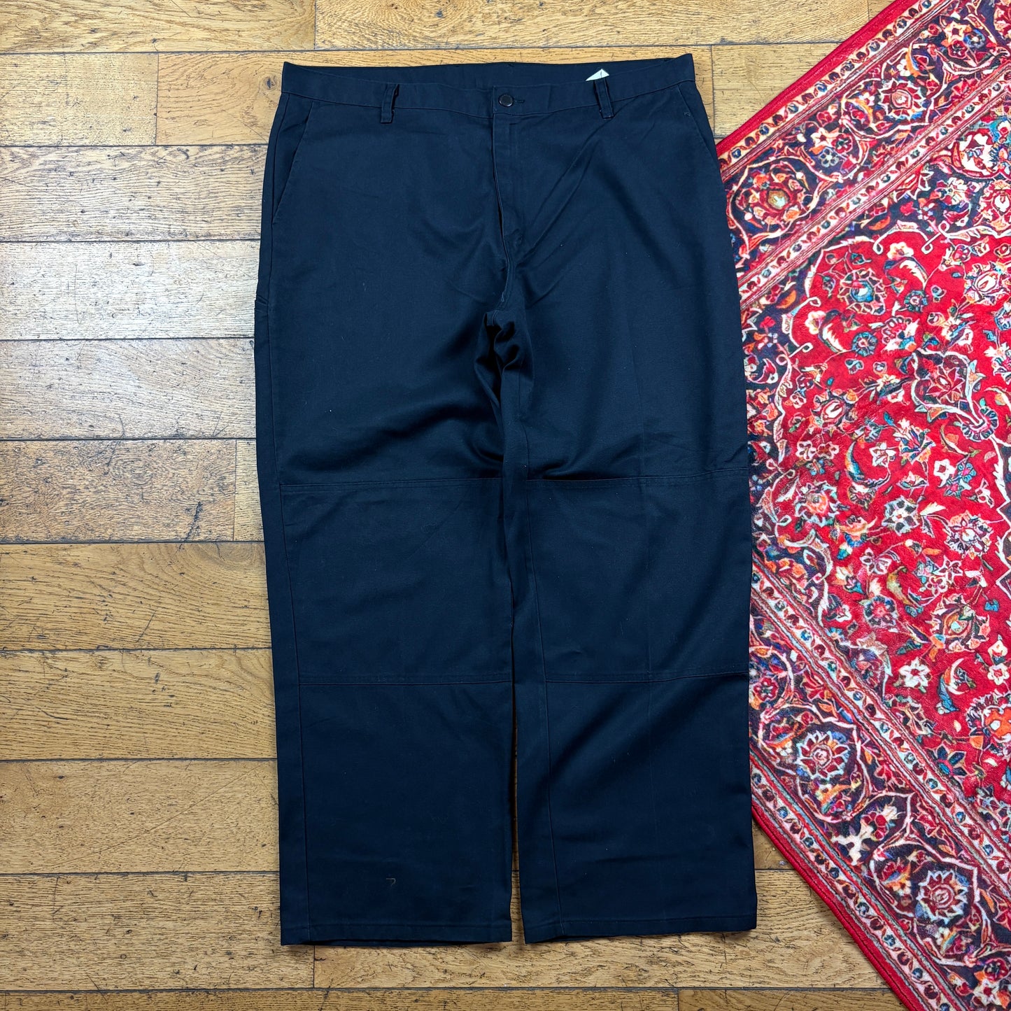 Vintage Dickies 874 Black Skate Trousers - 40
