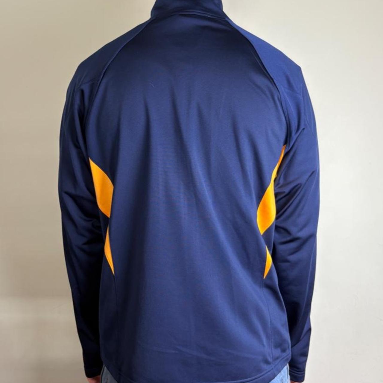 Vintage Adidas y2k Swoosh Navy Track Jacket - M