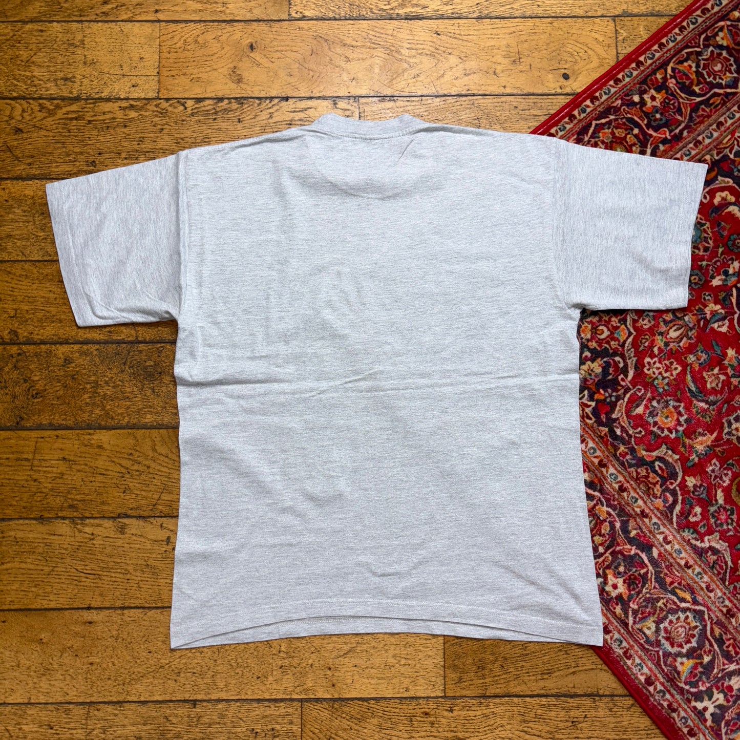 Vintage Nike Grey 90s Swoosh Graphic T-Shirt - L