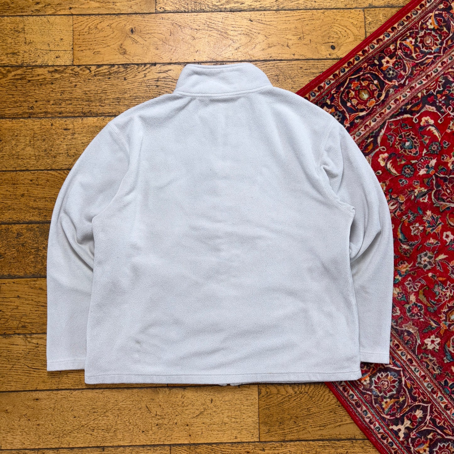 Vintage Reebok Grey Embroidered Fleece Sweatshirt - L