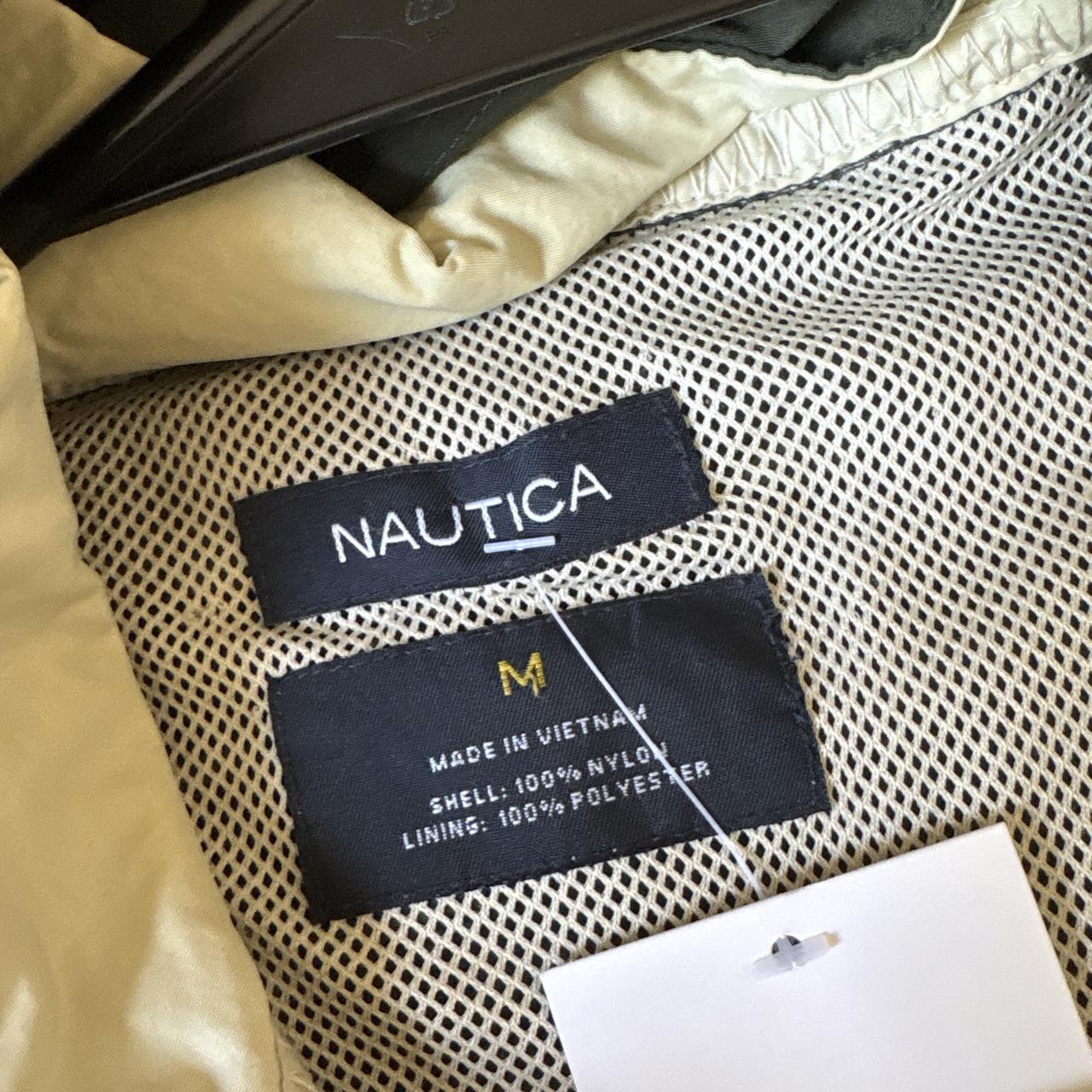 Vintage Nautica Green Waterproof Sailing Jacket - M