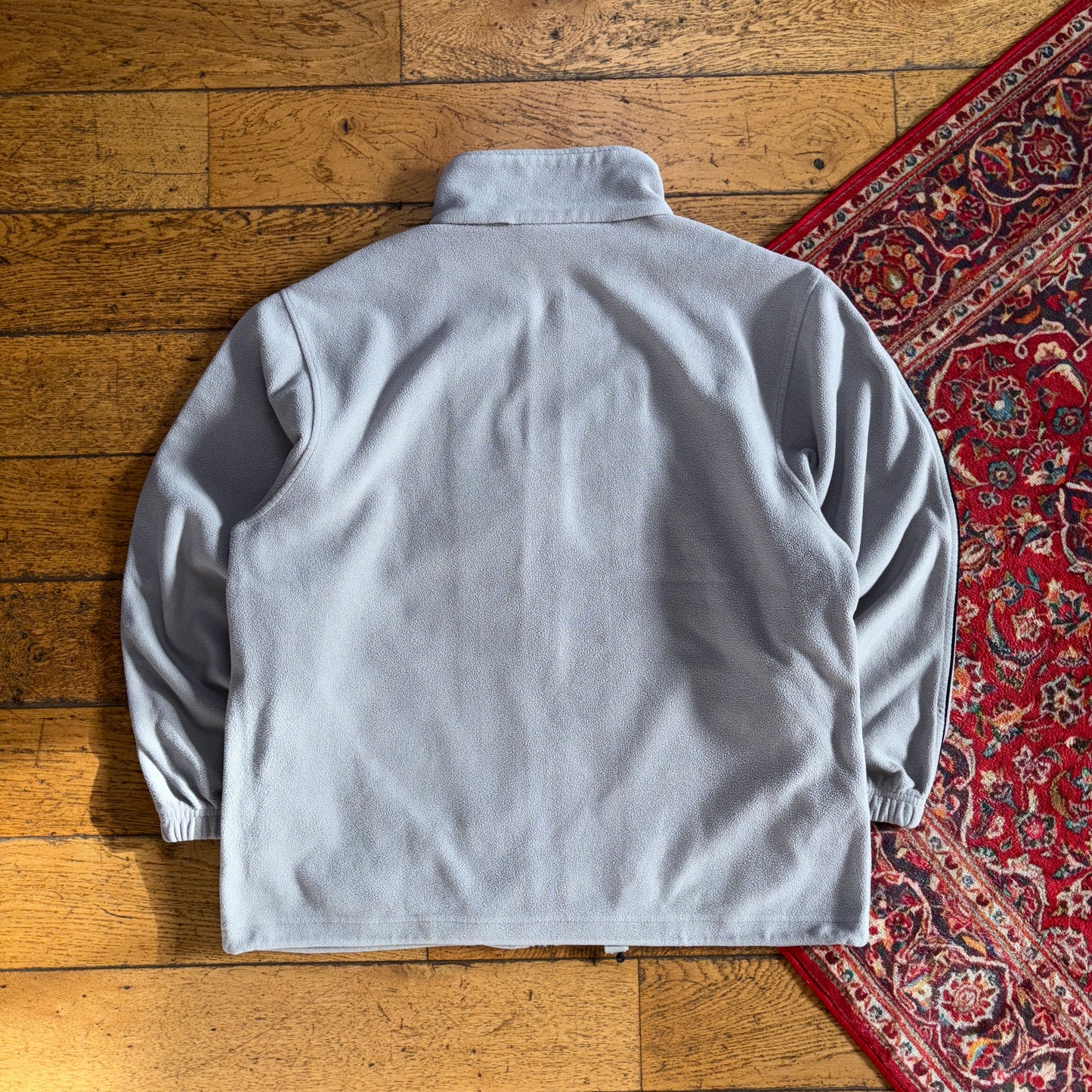Vintage Kappa Grey Fleece Embroidered Sweatshirt - XL