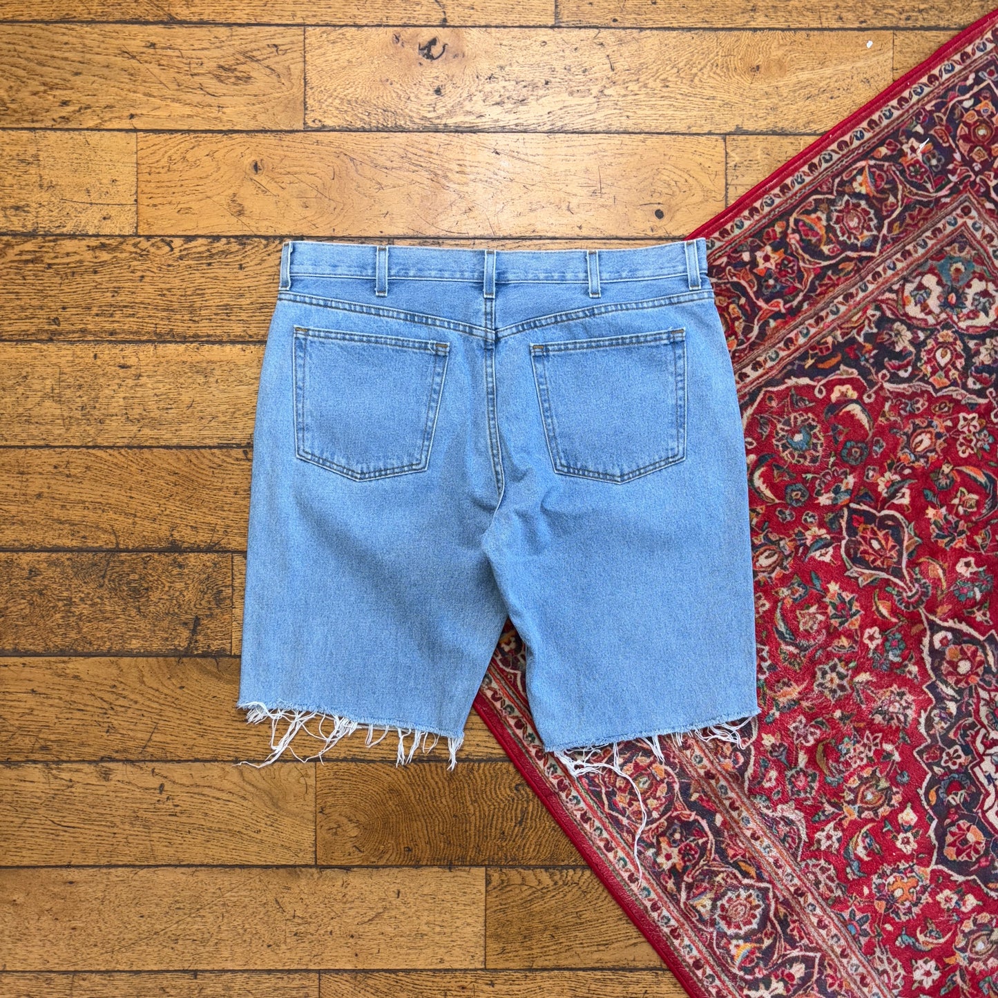 Vintage Blue Denim Cut off Y2K Jeans Shorts Jorts - 42