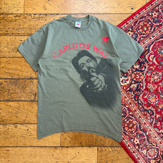 Vintage Green Carlitos Way Graphic T-Shirt - XS