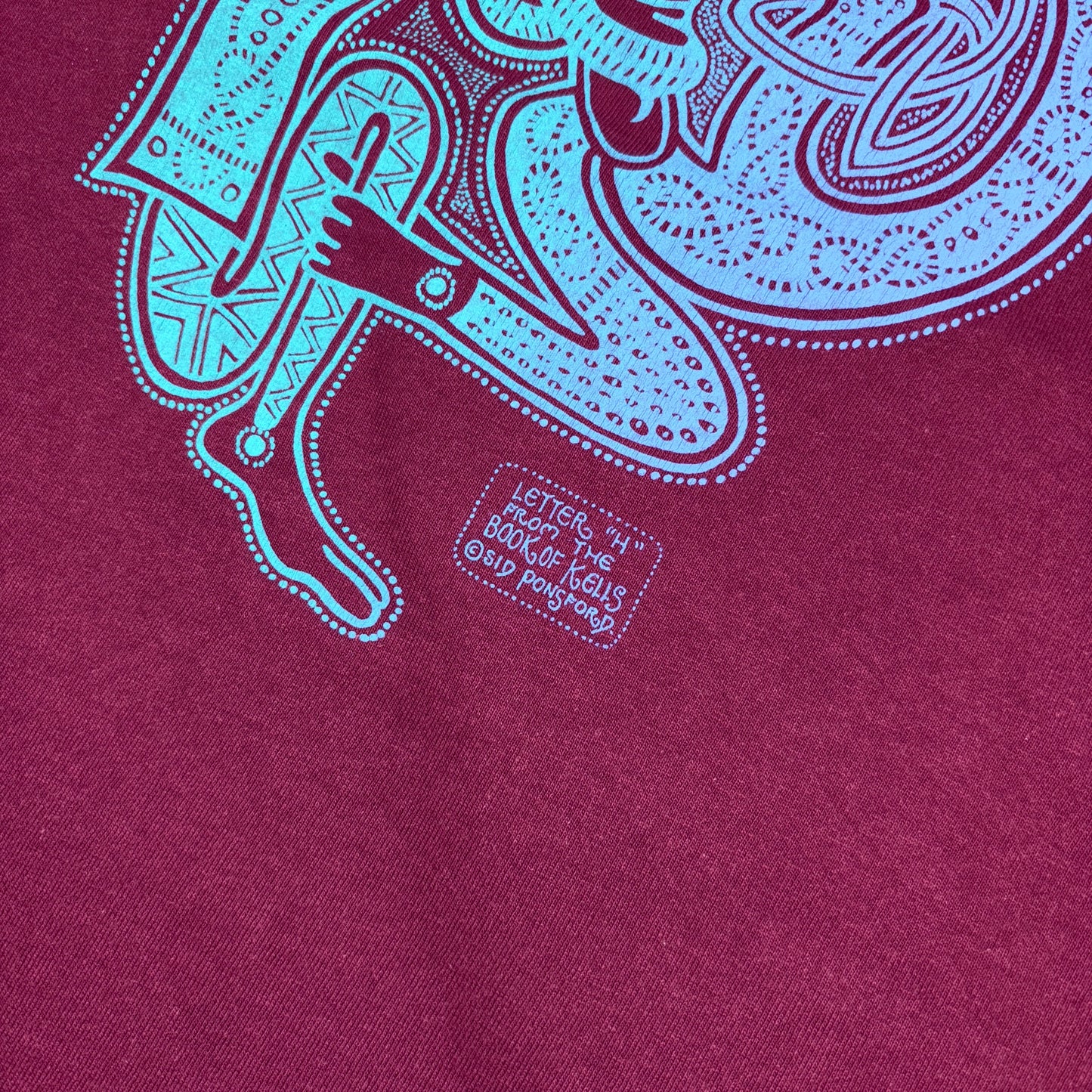 Vintage 90s Burgundy Single Stitch Graphic T-Shirt - M