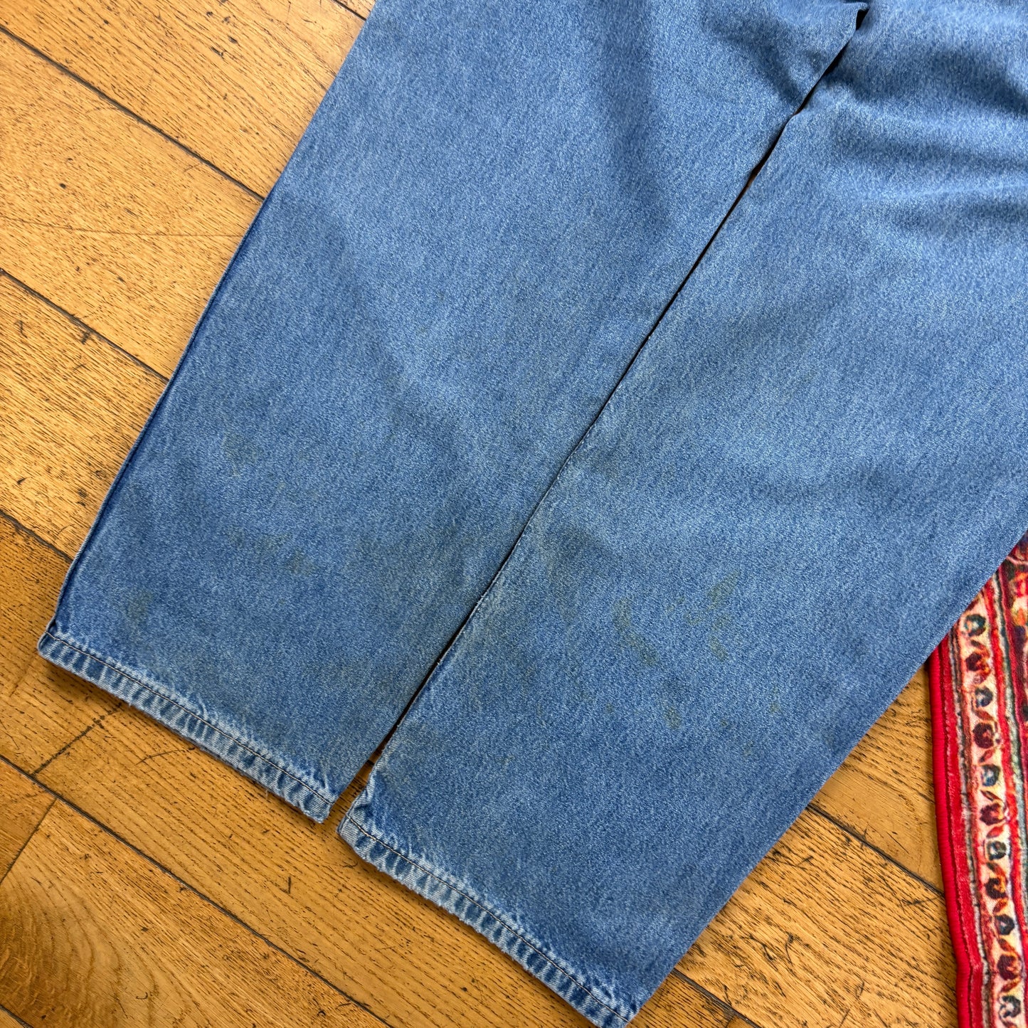 Vintage Dickies Blue Workwear Carpenter Baggy Jeans - 34
