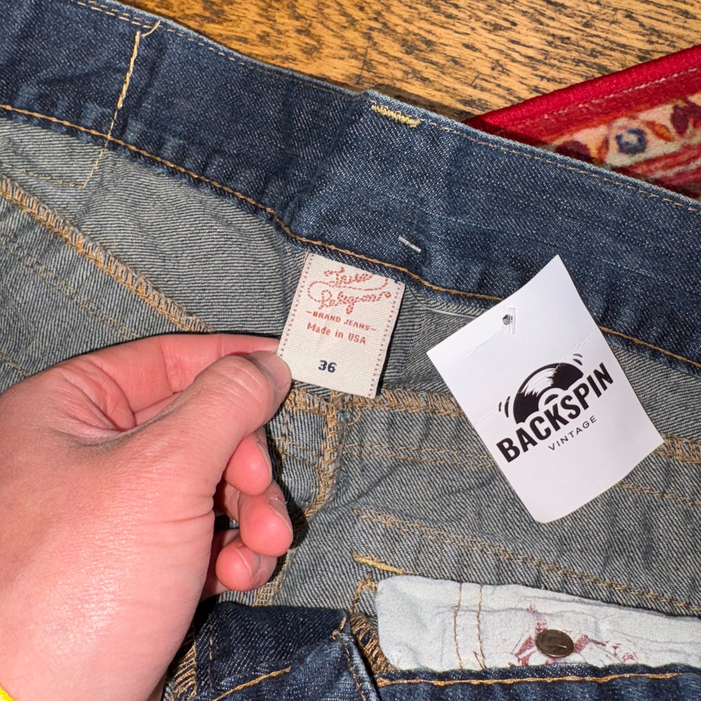 Vintage True Religion Blue Baggy Embroidered Y2K Shorts Jorts - 36
