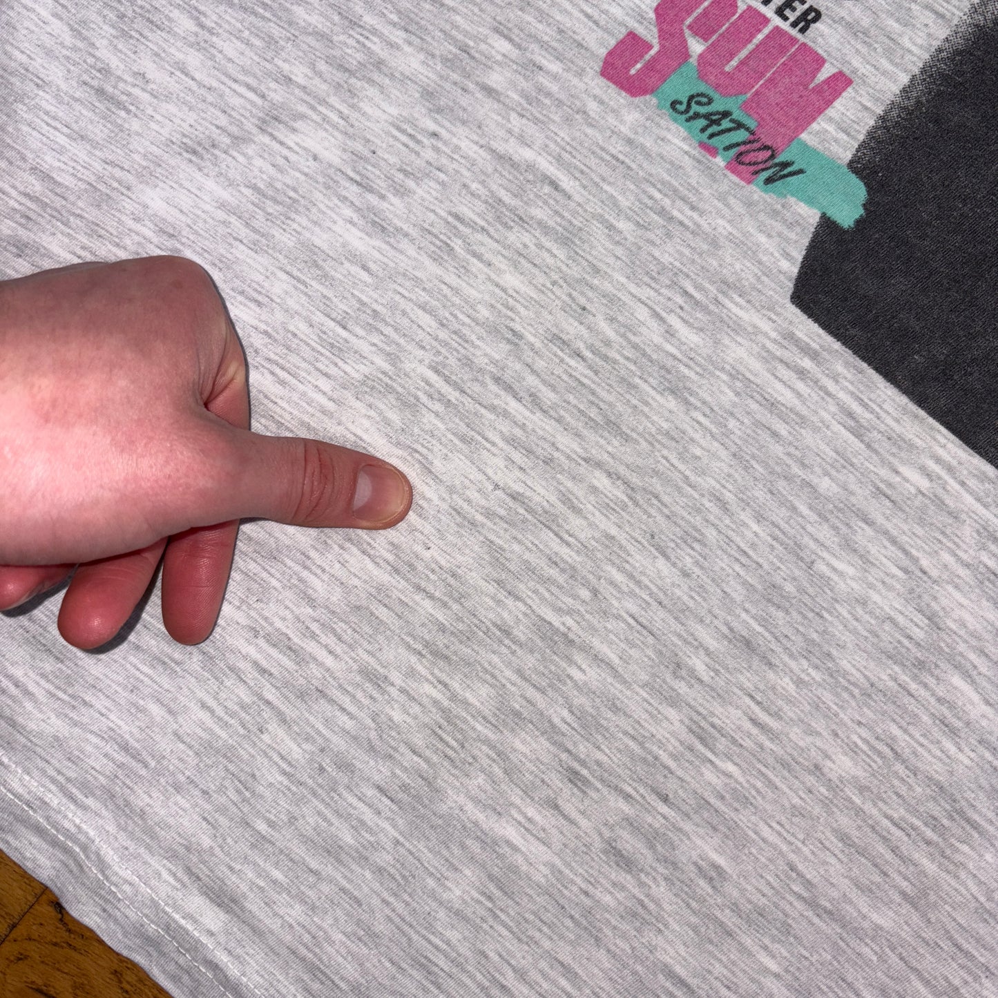 Vintage 90s Grey Surfwear Stripe Graphic T-Shirt - XL